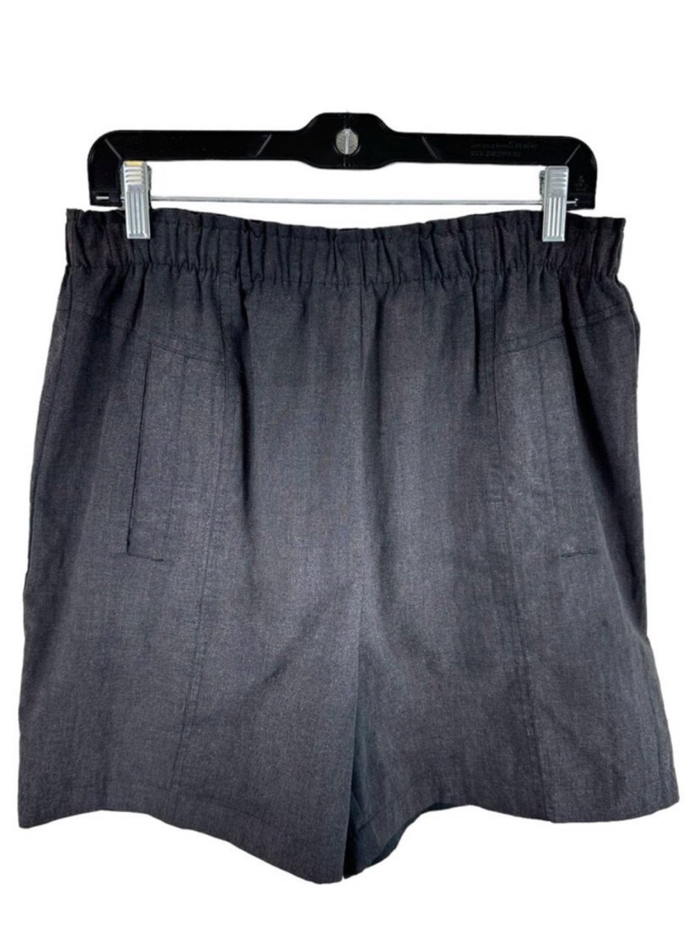 Justin Allen Vintage Gray Lightweight Elastic Waist High‎ Rise Shorts Womens M